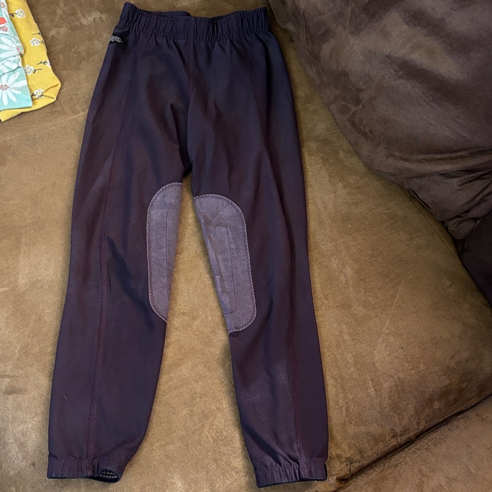 Kids' Stylish Purple horse riding pants